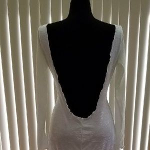 Hollywood Glam Crush Velvet BACKLESS Wedding Gown
